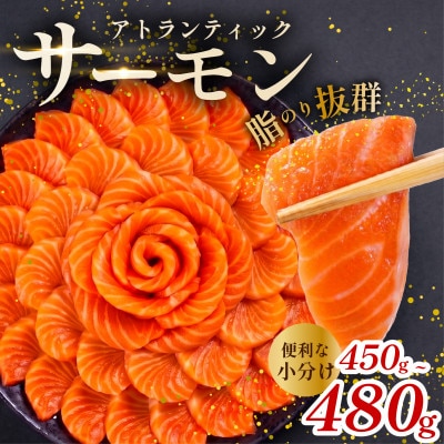 アトランティックサーモン 450g-480g 小分けの海鮮