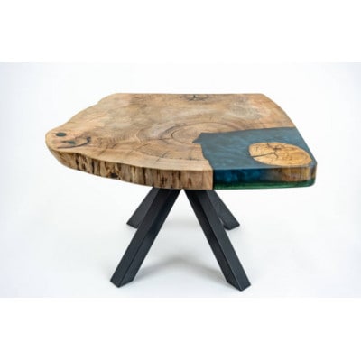 【ふるさと納税 】「オーダー家具チケット」 ベットの横にピッタリなサイドテーブルWOODBASE・F