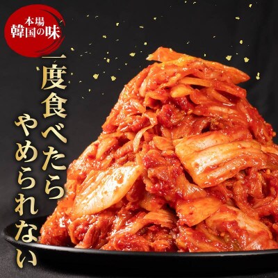 辛口 白菜キムチ 1kgと 長芋キムチ 500g セット 計1.5kg かわち屋 大阪府松原市
