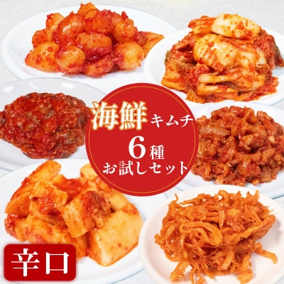 海鮮キムチ 6種セット 辛口 小分け 本場の味 かわち屋 大阪府松原市