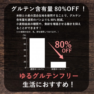 米粉ロールパン 10個