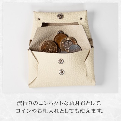 組み立て式 名刺入れ コインケース ブラック