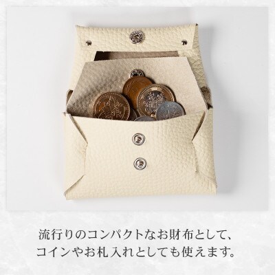 組み立て式 名刺入れ コインケース ブルー