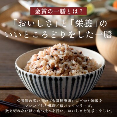 ご飯パック 金賞健康米 十六雑穀米 120g×60個入り 国産 レンチン