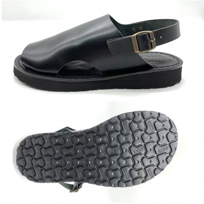 【メンズ】レザーサンダル スーパーブラウン　LLサイズ(27.5cm～28.0cm)栃木レザー使用