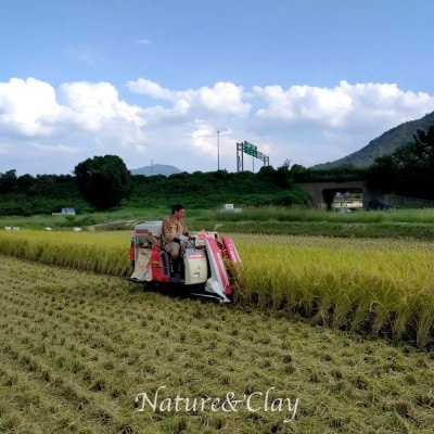 NATURE&CLAY【残留農薬0】シロヤマクレイ米(精米)1kg