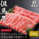 【但馬牛】しゃぶしゃぶ赤身&霜降り 特選セット500g