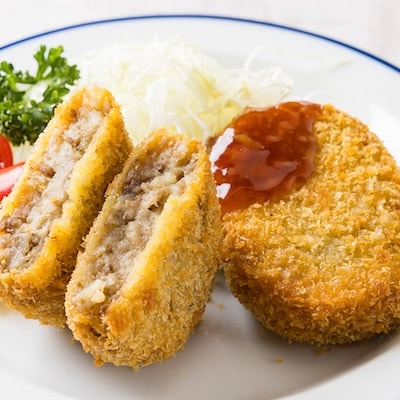 平山牛舗の手作りコロッケ　60g×10個入り