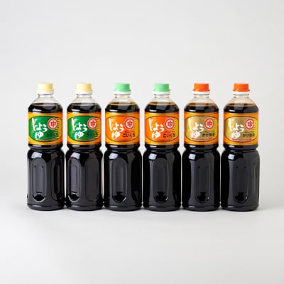 兵庫県養父市　マルナカ醤油製【ふるさとの味6本セット　A】