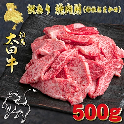 但馬 太田牛 訳あり おまかせ焼肉 500g OY1