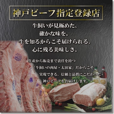 神戸ビーフ サーロイン&赤身 ステーキセット 計400g YBST4