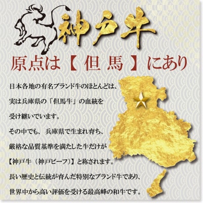 神戸ビーフ サーロイン&赤身 ステーキセット 計1200g YBST12