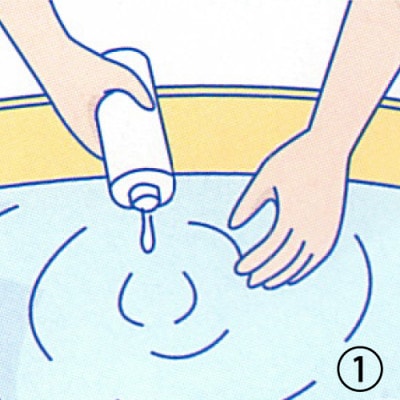 シルクランドリー(絹用家庭洗剤)　酵素パワーでスッキリと洗浄し、なおかつ繊維を傷めない