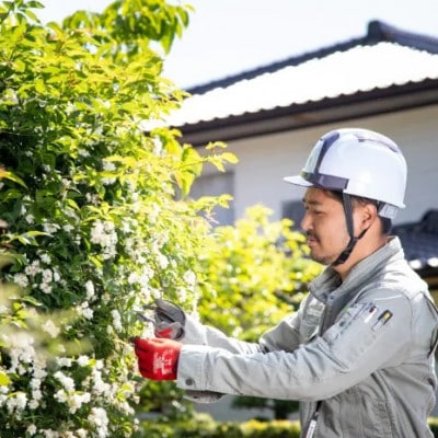 【遠方のご家族に代わって】養父市のお庭等お手入れサービス(草刈り・剪定・清掃) 1万円分