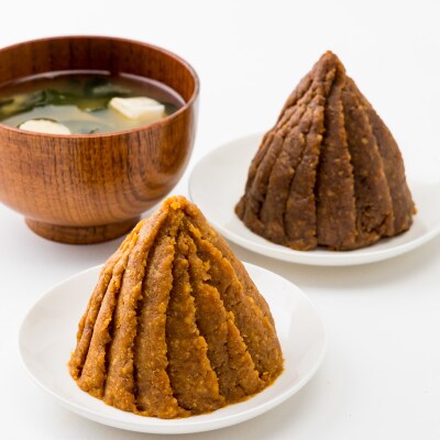 【兵庫県養父市】八鹿浅黄大豆を使った味噌(500g×2)・きな粉(100g×2)・青大豆セット