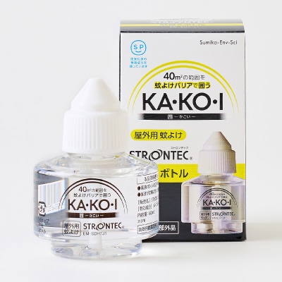 STRONTEC 屋外用蚊よけ KA・KO・I 取替えボトル 10個セット(防除用医薬部外品)
