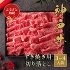 和牛セレブの神戸牛すき焼き切り落とし 600g【黒折箱入り】