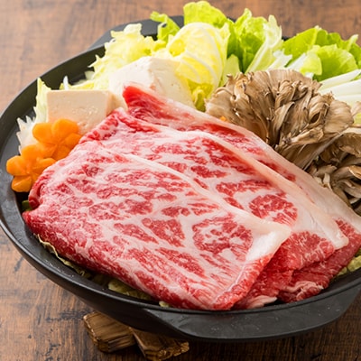 12/22入金分まで年内発送!神戸牛ももかたすき焼き600g(牛脂付き)