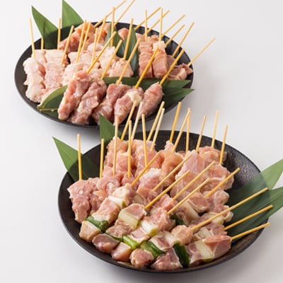焼き鳥セット おまかせ5種盛り合わせ(もも・ももねぎ・生皮・ハラミなど)50本