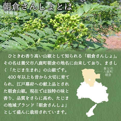 朝倉さんしょ　500g