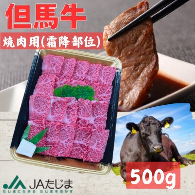 但馬牛　焼肉用(霜降り部位)500g