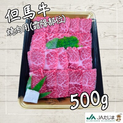 但馬牛　焼肉用(霜降り部位)500g