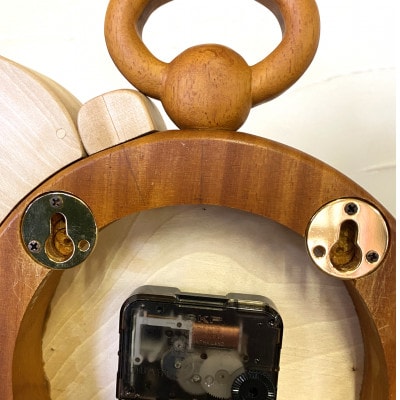 【cotree】ラビットクロック　WH～時を包む、ぬくもりの白うさぎ～