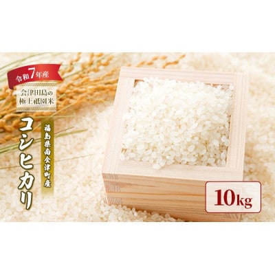 【令和7年産会津田島の極上祇園米】コシヒカリ 10kg 精米