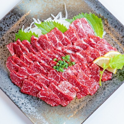 【熊本 と畜】桜屋 特選馬刺しスライス 300g(益城町)