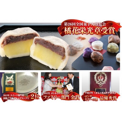 【家庭用】芋屋長兵衛自慢の逸品　熊本いきなり団子(訳あり)(5種) 20個セット