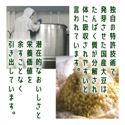 【毎月定期便】おいしい発芽大豆 約150g×16袋全6回