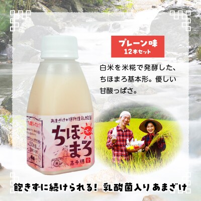 乳酸菌入りあまざけ ちほまろ 150g　12本セット【プレーンのみ】