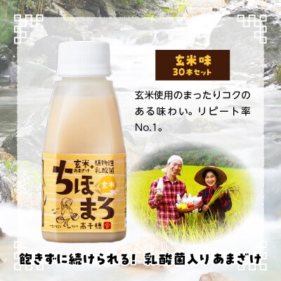 乳酸菌入りあまざけ ちほまろ 150g　30本セット【玄米のみ】