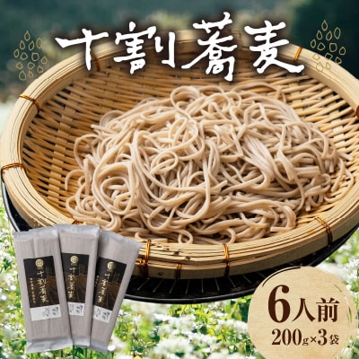 そば 高千穂 有機栽培 10割蕎麦 200g×3袋 600g 国産 乾蕎麦 