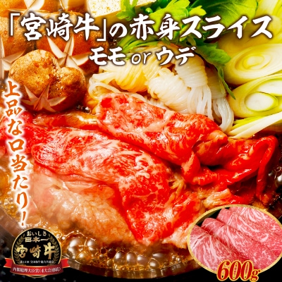 宮崎牛 赤身スライス600g 