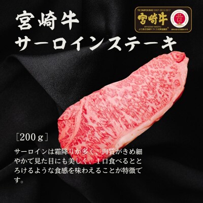 宮崎牛 ステーキ食べ比べセット600g 