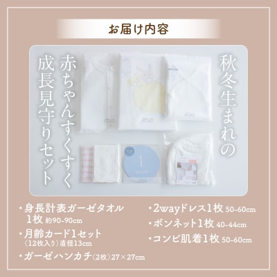 秋冬生まれの赤ちゃんすくすく成長見守りセット