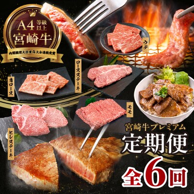 【6か月定期便】宮崎牛プレミアム定期便