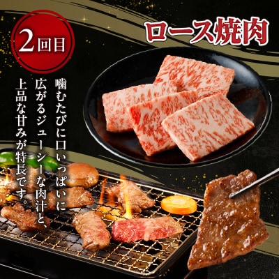 【3か月定期便】宮崎牛ロース定期便