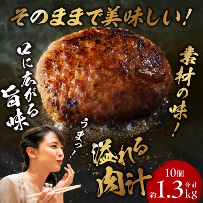 【3回定期便】 高千穂牛100%ハンバーグ定期便(2か月ごとに1回お届け)