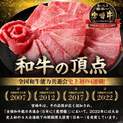 【5か月定期便】宮崎牛焼肉定期便