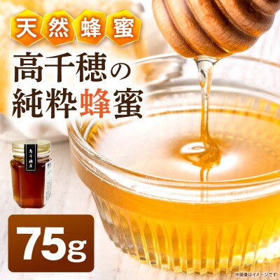 日本みつばち 高千穂の純粋蜂蜜 75g×1本