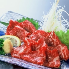 特撰馬刺し 300g　馬刺し醤油1本(150ml)付き | ふるさと納税のお礼品