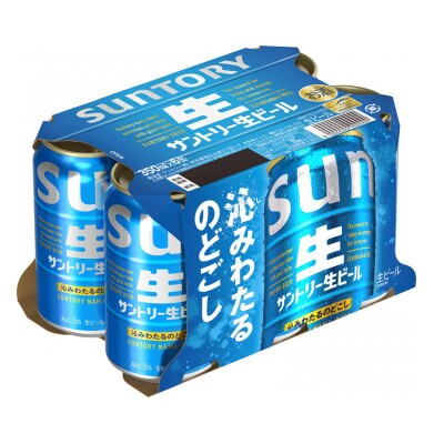 【毎月定期便】サントリー生ビール 350ml　2ケース 計48本 【熊本・阿蘇ブルワリー産】全2回
