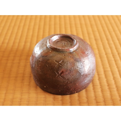 備前焼　茶碗(桐箱付き・一点もの)ty-018