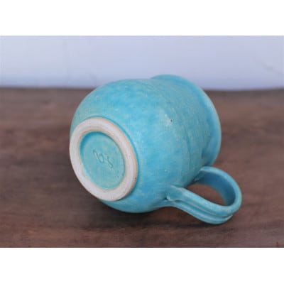 トルコブルーのコーヒーカップ2個セット yc-029