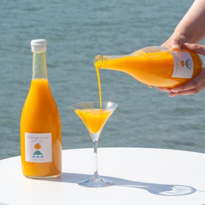 【訳あり】愛媛 シュガーファームの丸搾りみかんジュース ストレート720ml×4本