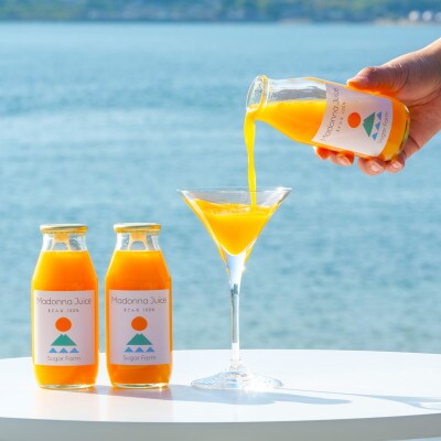 シュガーファームの丸搾り まどんなジュース　180ml×12本