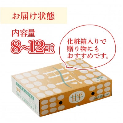 【先行受付】甘平(かんぺい)化粧箱　4L～2Lサイズ　8～12玉　愛媛県JAおちいまばり