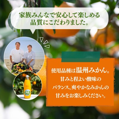 愛媛　ブルーレモンファームのごくしぼりみかんジュース　1L　3本